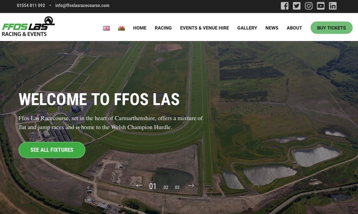Ffos Las Racecourse Website