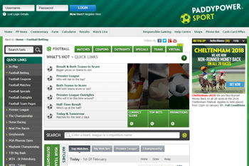 Paddy Power Screenshot