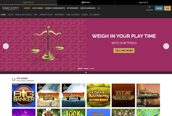 Gala Casino Screenshot